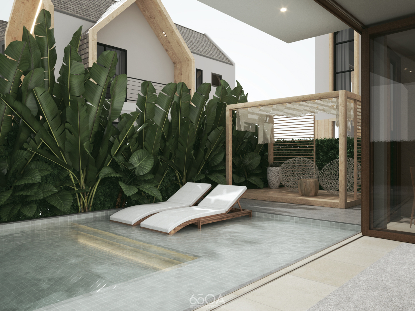 Renovate Design Pool Villa Grand Jomtien - 650 Architect Co.,Ltd